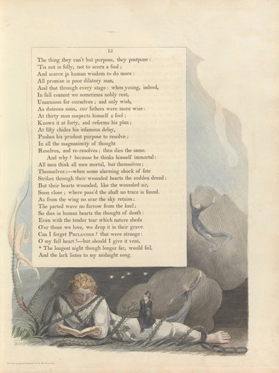 Pensamientos nocturnos de Young, Página 15 de William Blake